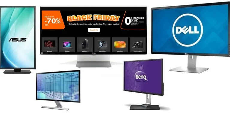 Encuentra la mejor oferta en monitores para ordenador en el Black Friday de PcComponentes