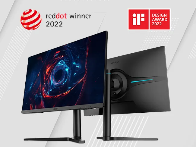 Doble premio mejor monitor gaming Koorui de diseño internacional de 2022